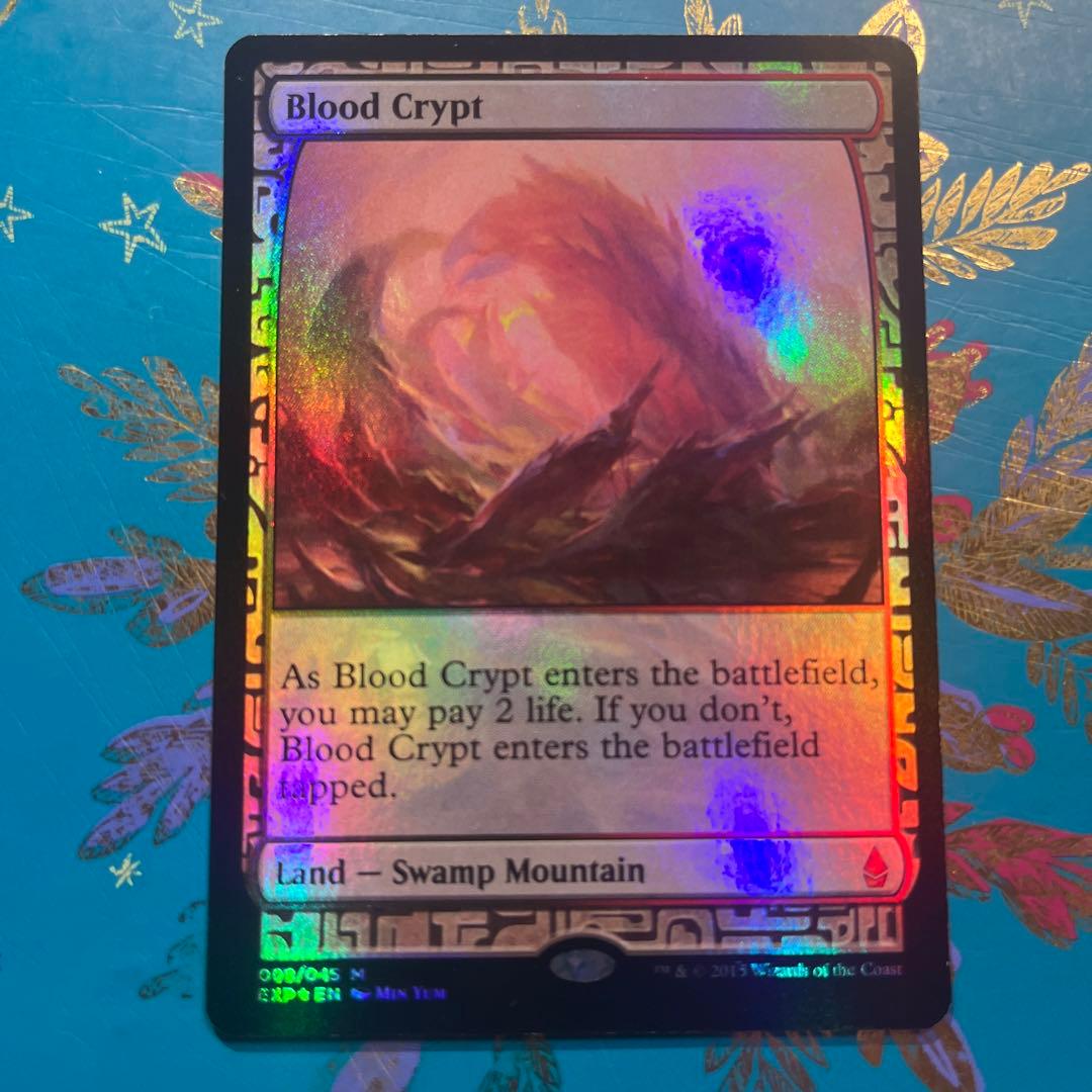 mtg 血の墓所　foil エクスペディション mtg 血の墓所 foil エクスペディション Foil】《血の墓所/Blood Crypt