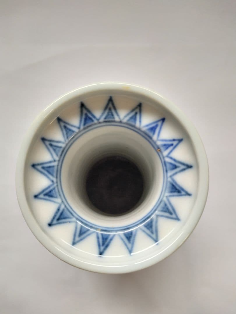 九谷 陶源製 高砂花入 染付鯉耳 華入 - メルカリ