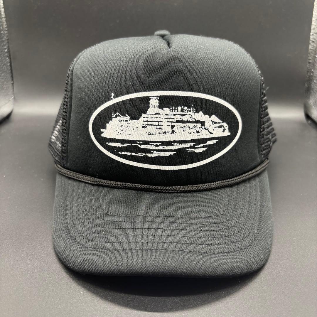 Corteiz mesh cap Black