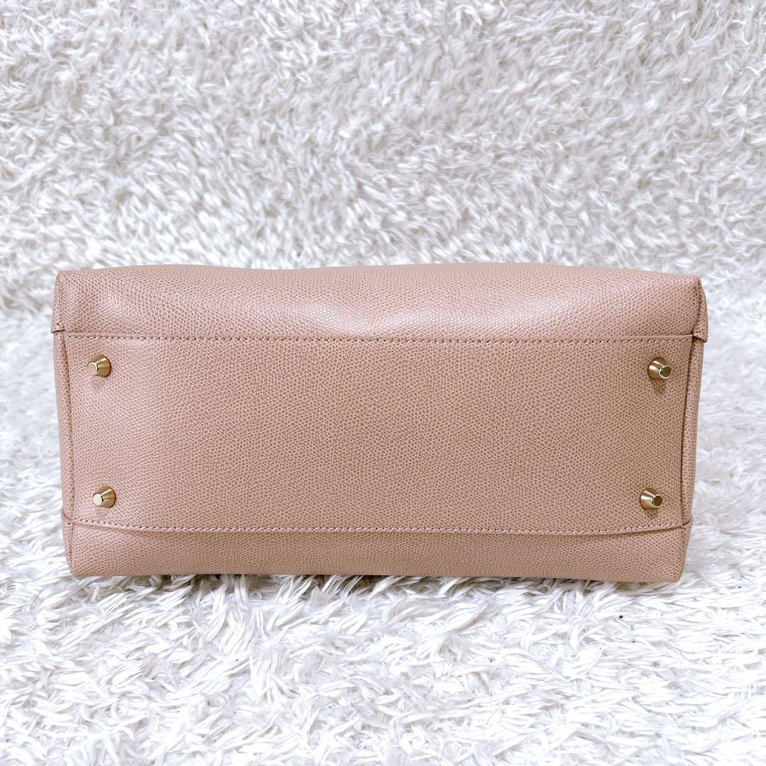 美品✨FURLA パイパー 2way ハンドバッグ　ピンク