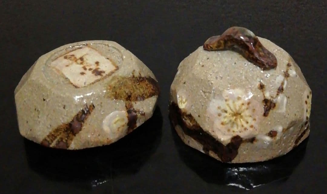 Romi様専用 田端志音作 乾山 花図 香合 共箱 栞付 茶道具