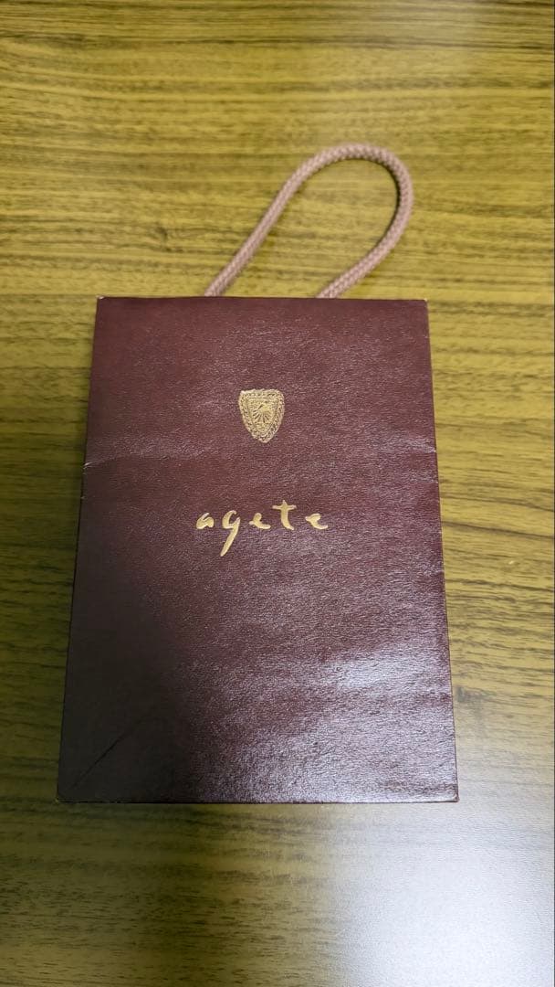 【本日特価】ageteアガット　K10ペアリング セット売り付属品あり