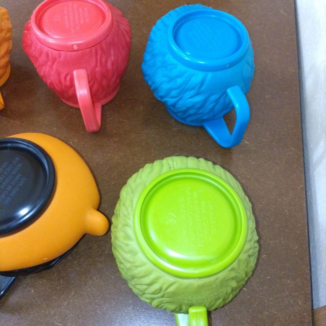 h*6様 セサミストリート 3Dフェイスマグカップ 6個セット