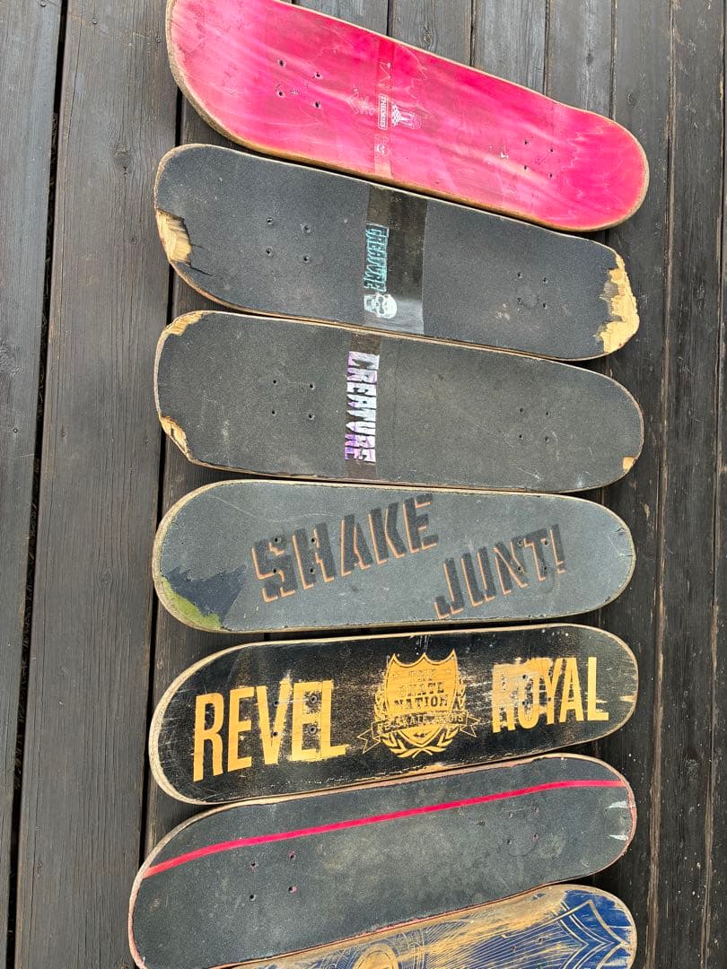 スケートボード　デッキ　10枚　使用済