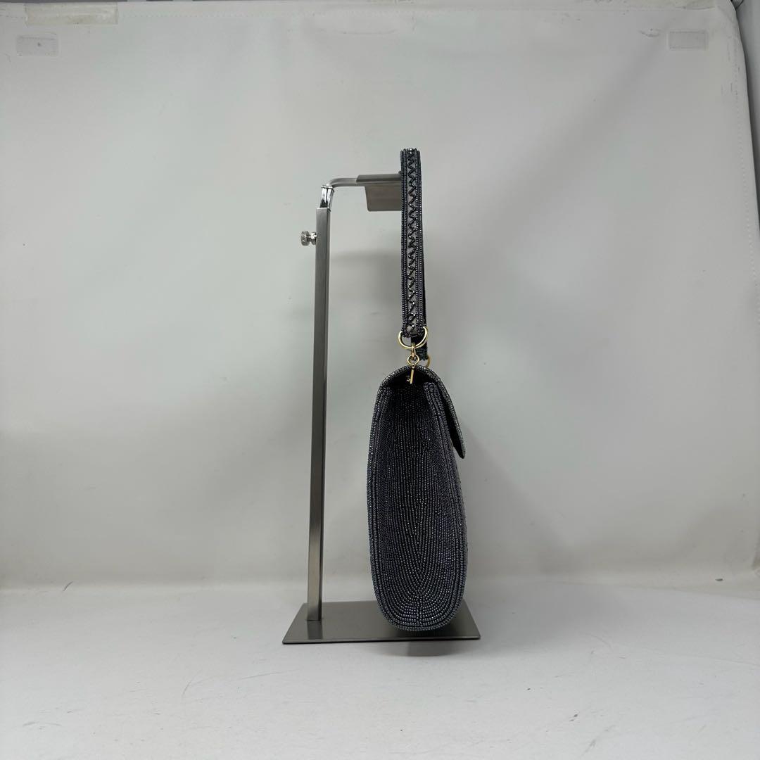 【美品】 KATORIYA ビーズバッグ 2way ショルダー付き 希少 h6