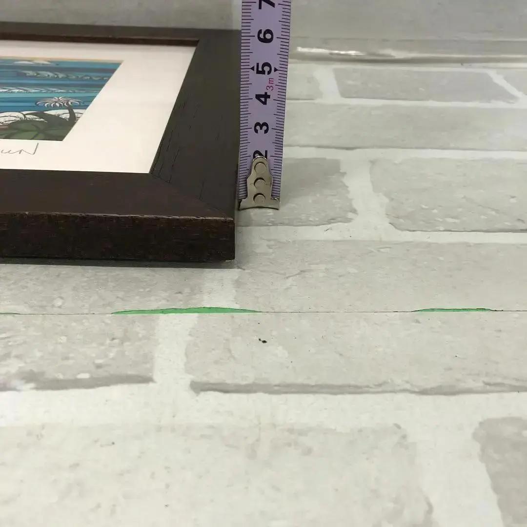 M3858 ヘザーブラウン 絵画 額縁付き 2点セット