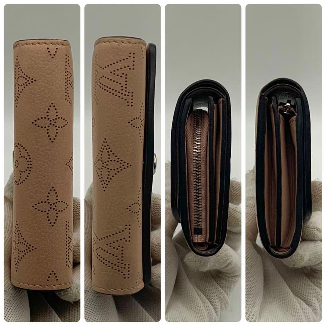 鑑定済み ルイヴィトン ポルトフォイユ イリス コンパクト 財布 小型 ピンク