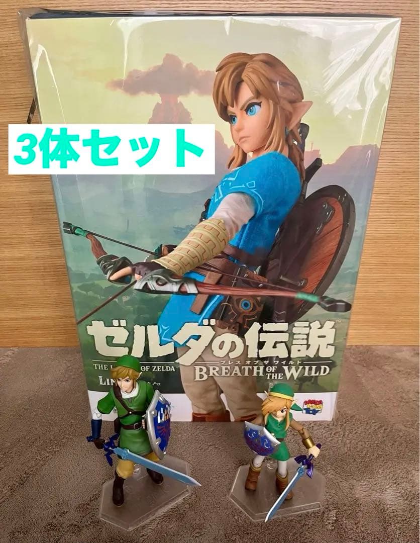 ゼルダの伝説 リンク フィギュア 3体セット - メルカリ