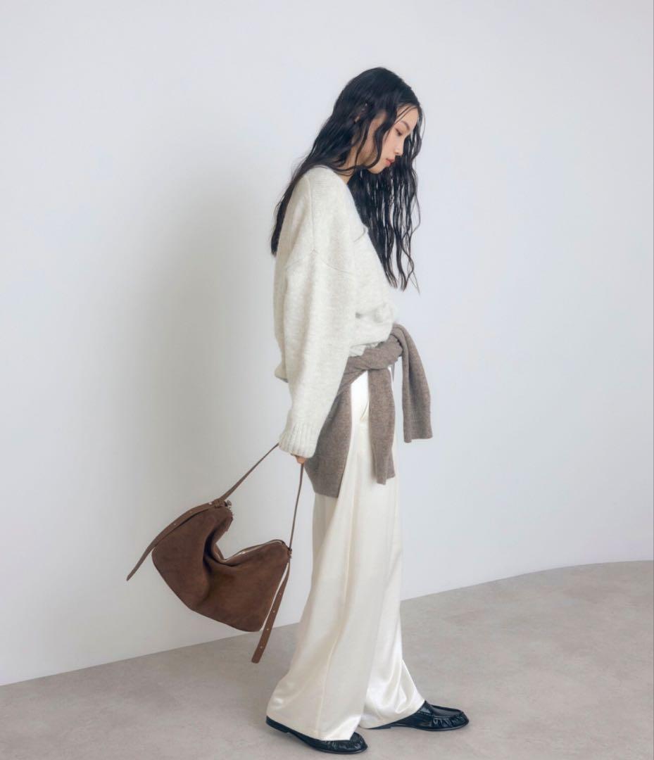 【牛革】ミニマルショルダーバッグ ボンジュールサガン brown