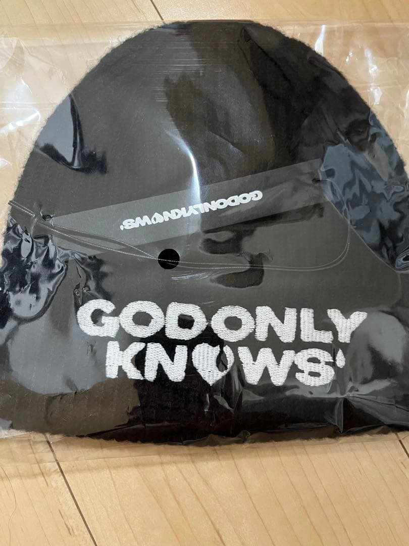 GOD ONLY KNOWS 岩田剛典 ニット帽 黒 ビーニー ブラック 三代目