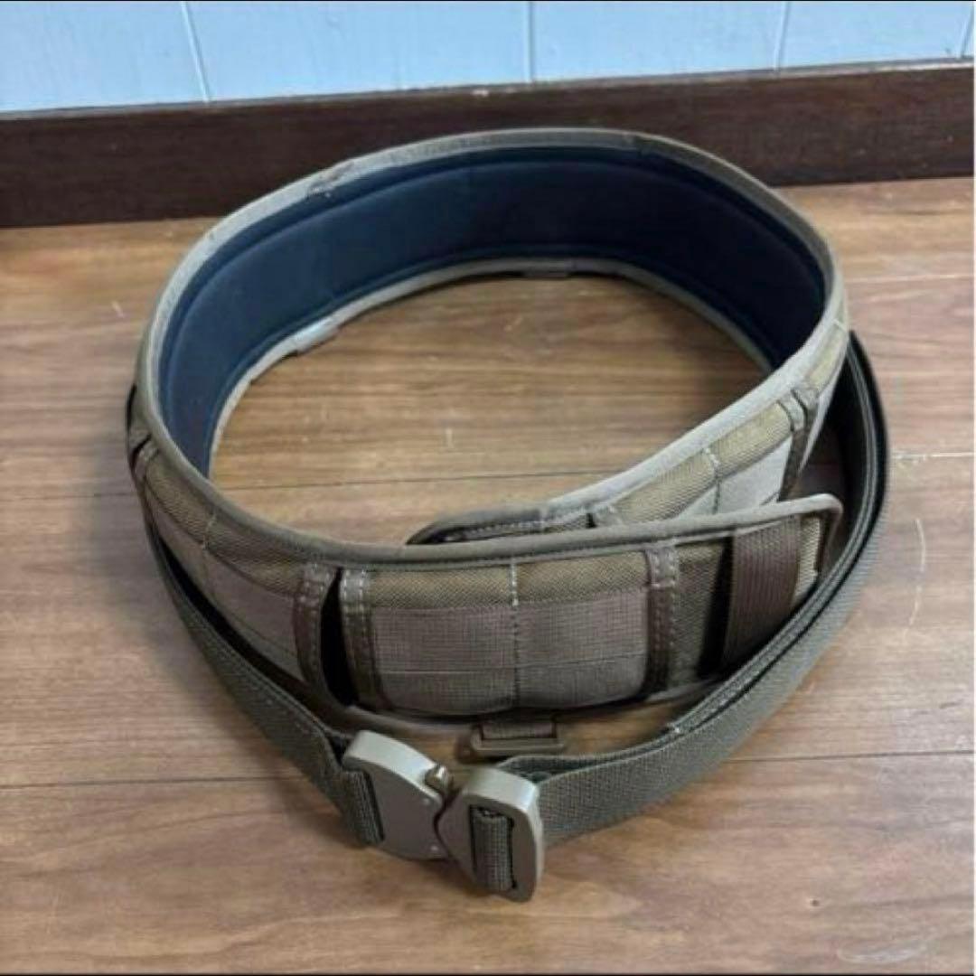 極美品　米軍　ELITE ガンファイターベルト　LARGE コヨーテ　USA製