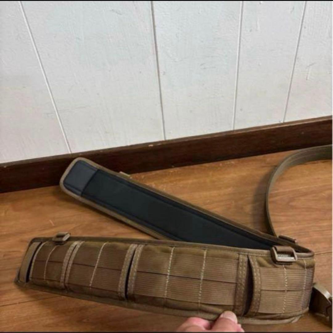 極美品　米軍　ELITE ガンファイターベルト　LARGE コヨーテ　USA製