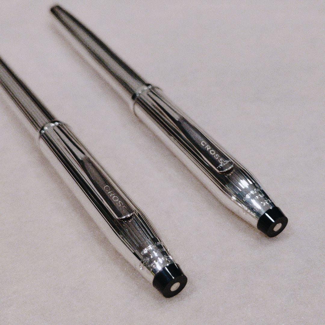 最新 クロス センチュリーII スターリングシルバー 万年筆＆ボールペン