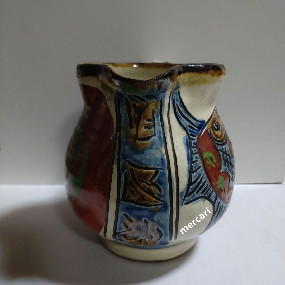 新垣勲】新垣製陶所 壷屋焼名工 水差し