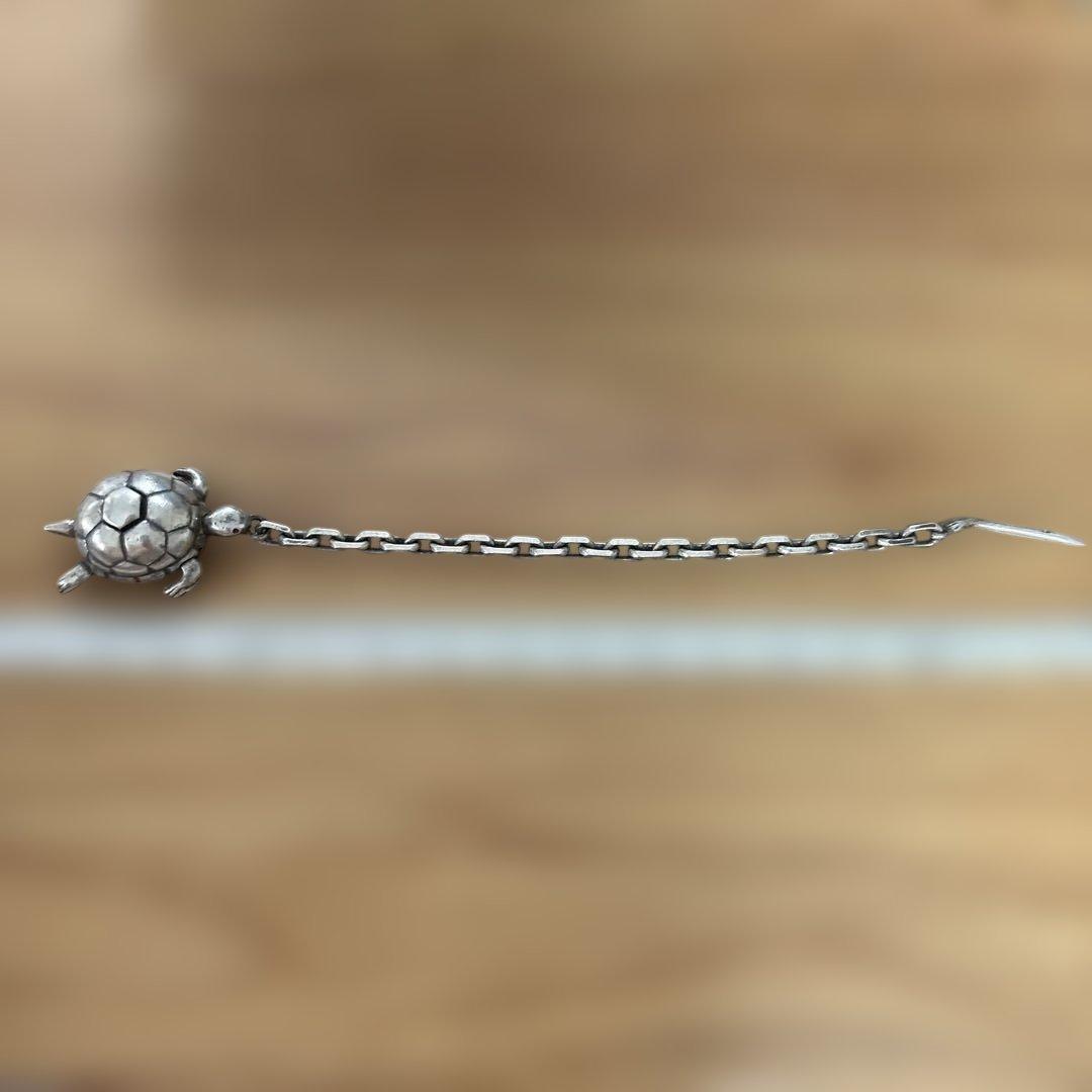 HERMES シルバー製亀のキーホルダーの通販はau PAY マーケット - 輸入