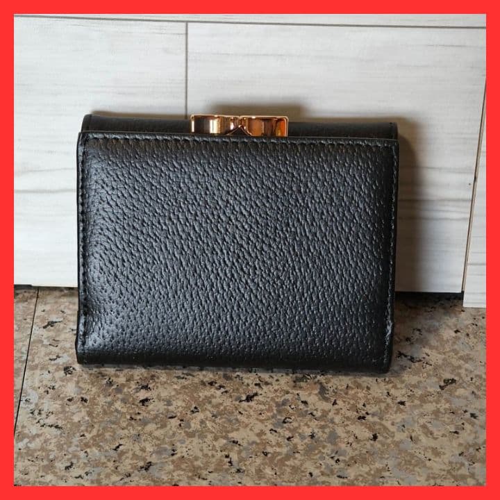 【新品未使用】ヴィヴィアンウエストウッド三つ折り財布　913VW138　ブラック