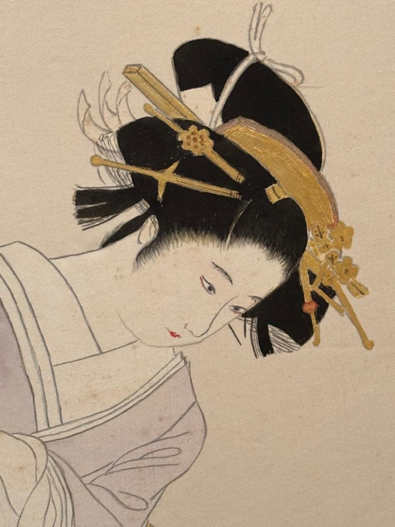 日本画　志村喬直筆