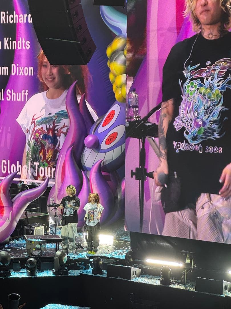 レア ロンドン限定完売品 YOASOBIドラゴンTシャツ サイズM 黒