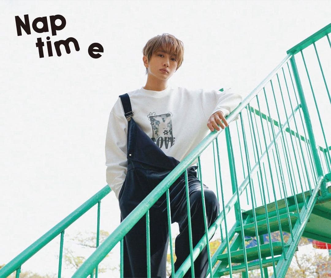 ナップタイム　naptime. Nissy 西島隆弘　カットソー　白　ホワイト