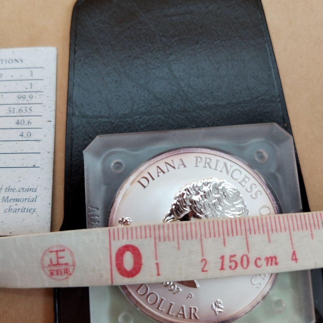 1ドル記念銀貨 クック諸島 エリザベスⅡ　ダイアナ妃　1oz
