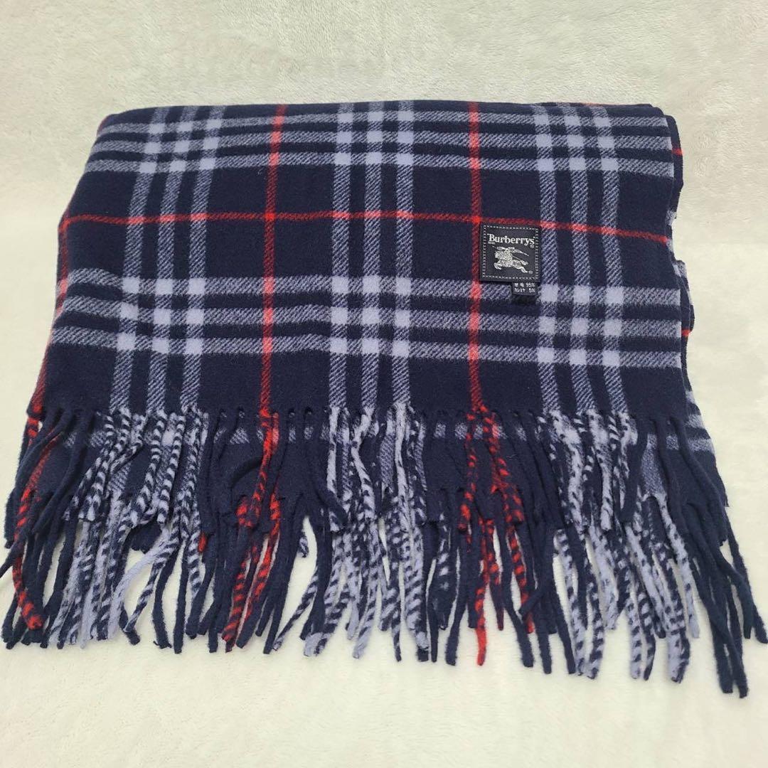 Burberrys】マフラー ストール ノバチェック 大判 カシミヤ5%