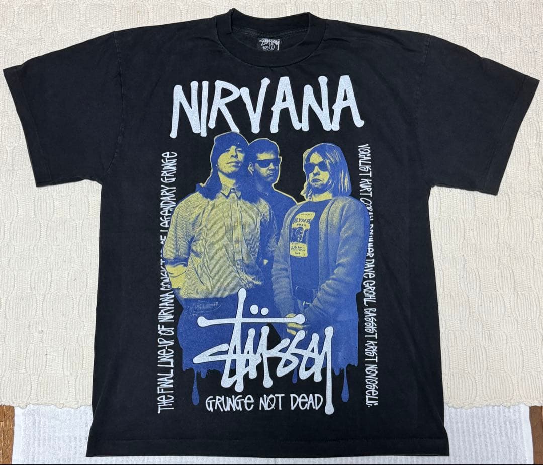 STUSSY × NIRVANA ステューシー ニルヴァーナ Lサイズ