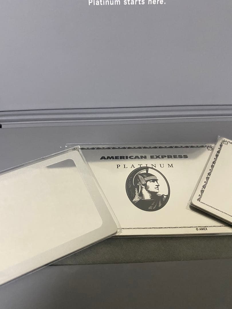 米国版新品】アメックスミラーカードノベルティプラチナ3枚セット