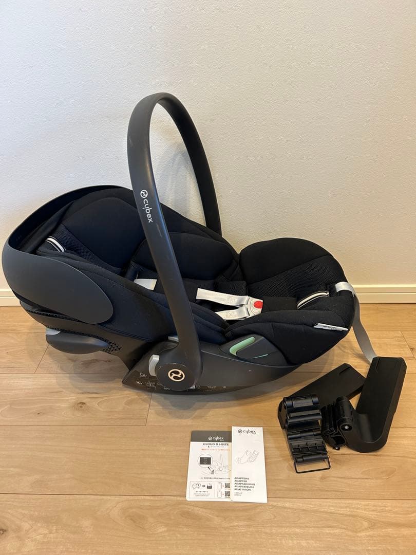 【美品】ベビーシートサイベックスクラウドGi-Size ＋アダプターセット