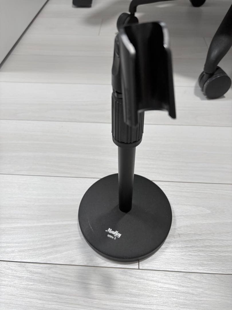 オーディオインターフェイス＋マイク＋卓上スタンド セット　コード付き