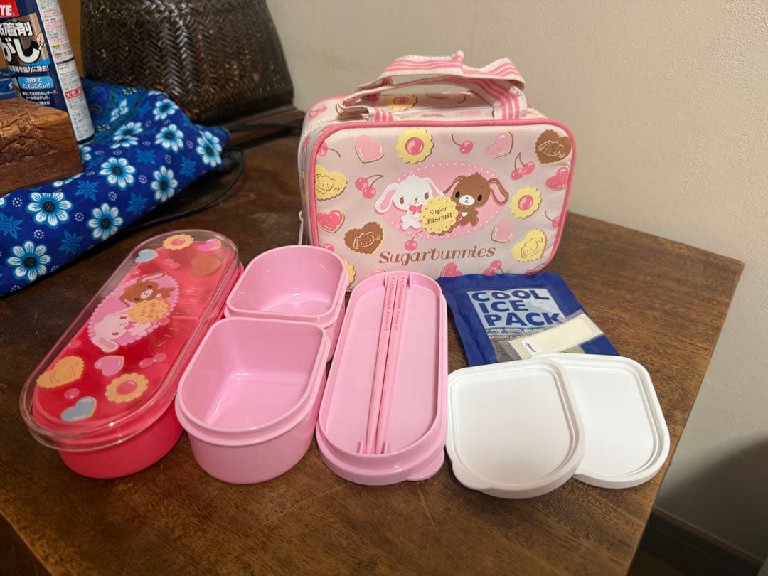 激レア 未使用 シュガーバニーズ サンリオランチボックスセット 弁当箱