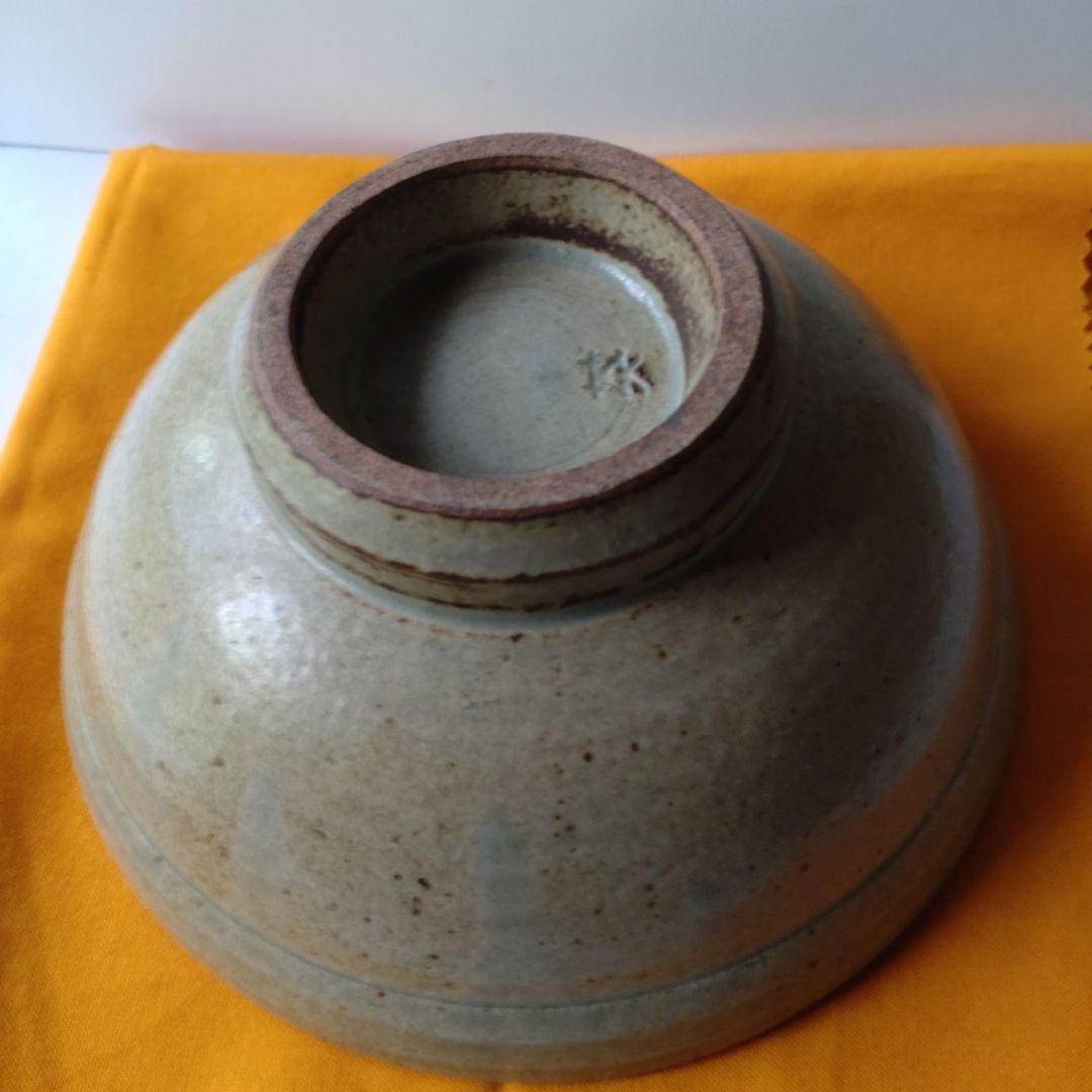 益子焼『浜田英峰』在銘 三島手象嵌柿釉碗 茶道具 - メルカリ
