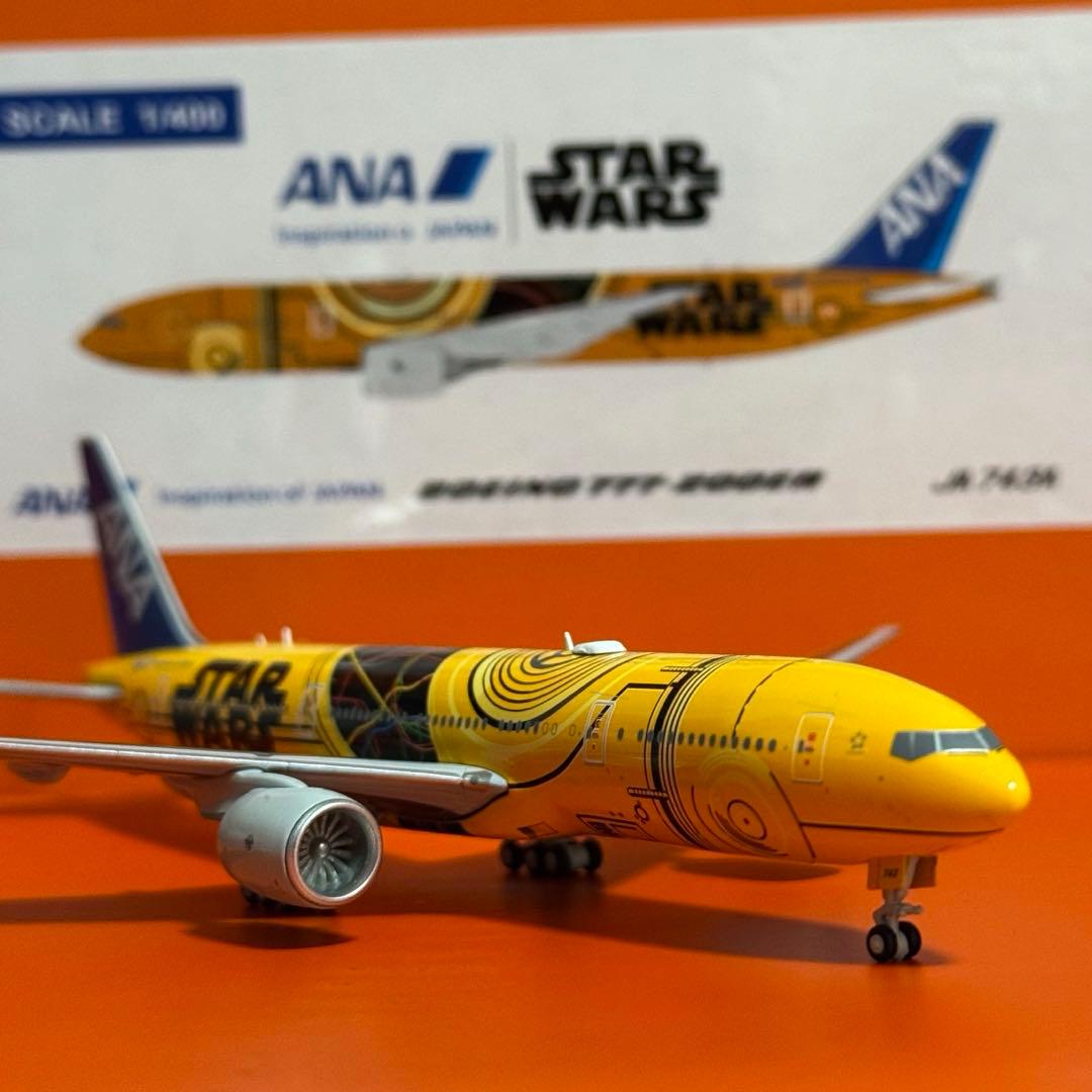 JC ANA C-3PO B777-200ER JA743A 1/400 新品