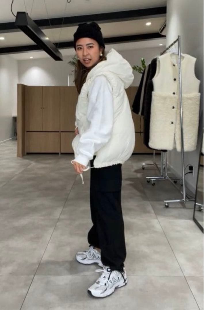 タグ付き。gypsohila ジプソフィア AW イージーカーゴパンツ ブラック