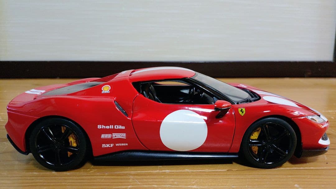 1/18　カスタム　ブラーゴ　フェラーリ　296GTBアセットフィオラノ　箱付