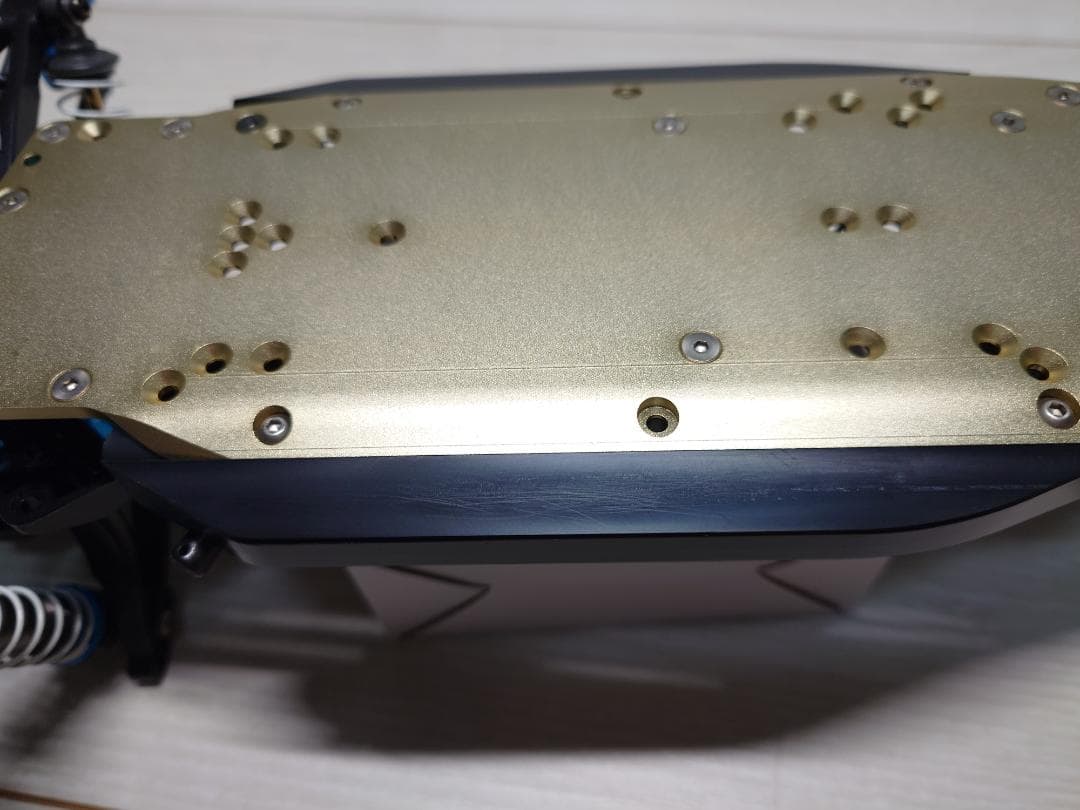 ☆未走行·タミヤ・ザハーク・TRF201 XR アルミロワデッキセット☆