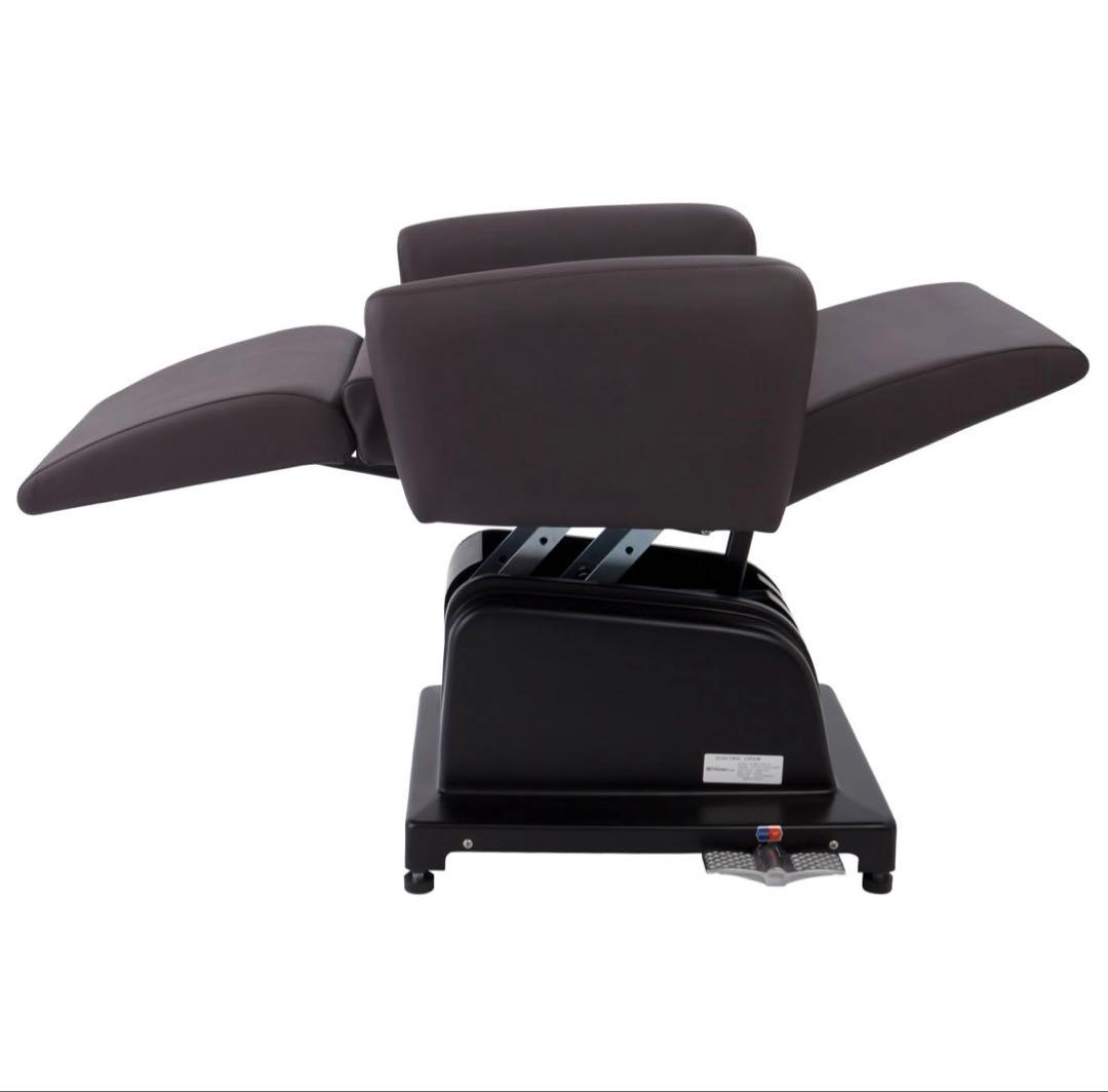 電動シャンプーチェア ビューティーガレージ ダークブラウン