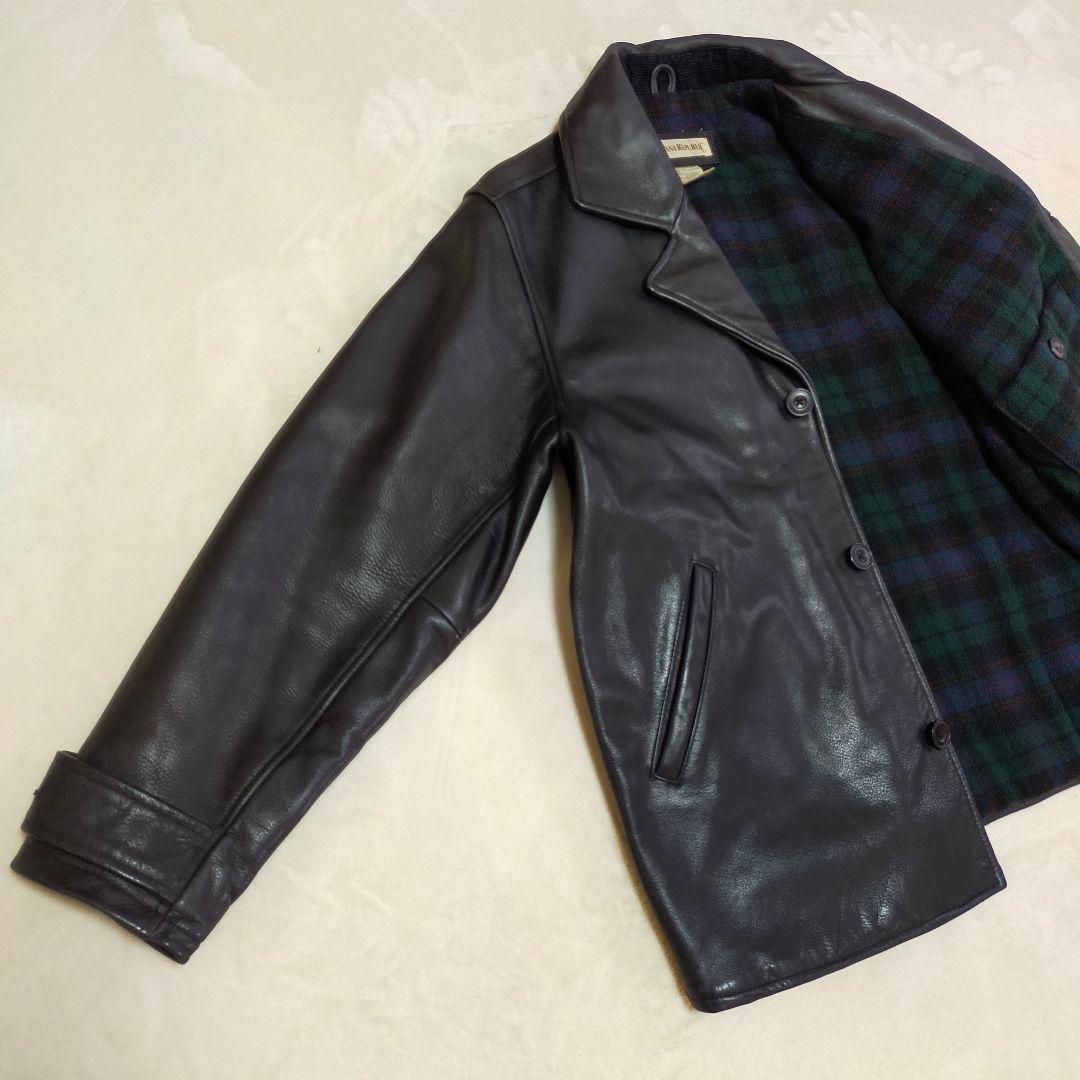 美品 野村訓市さん着 90S Banana Republic レザーカーコート - メルカリ