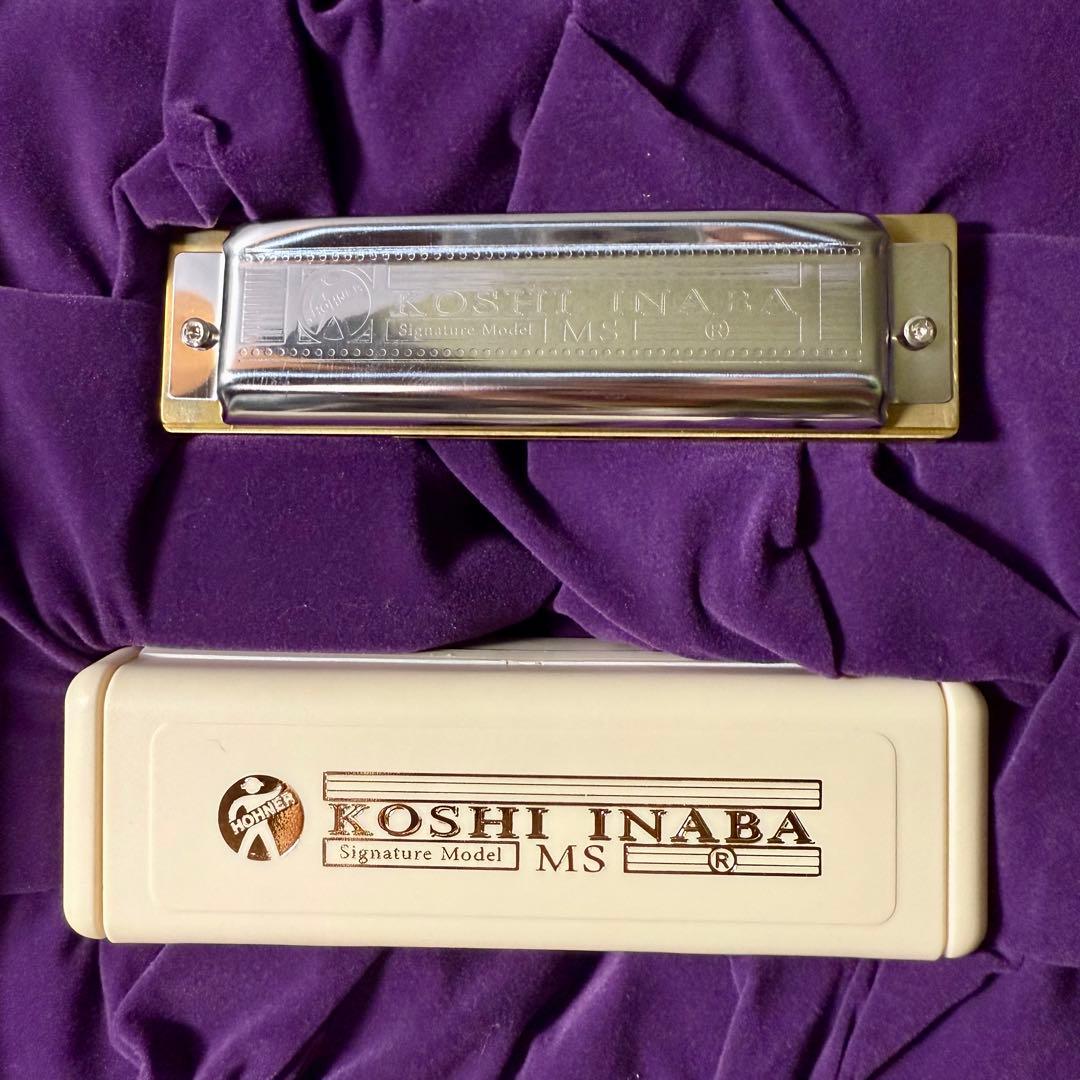 Hohner Koshi Inaba サイン入りブルースハープ ハーモニカ 稲葉浩志