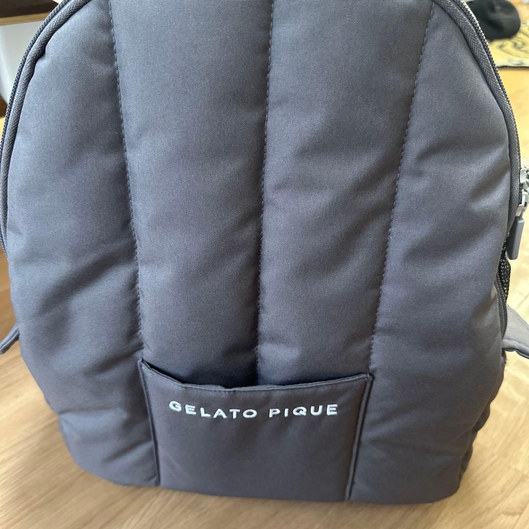 gelato pique バックパック型キャリーバッグ グレー ペットリュック