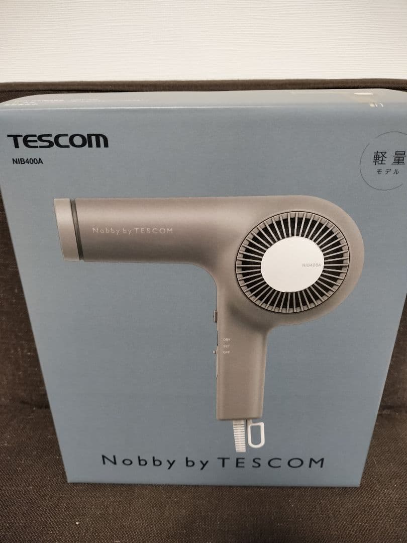 新品】Nobby by TESCOM NIB400A-H スモーキーグレー
