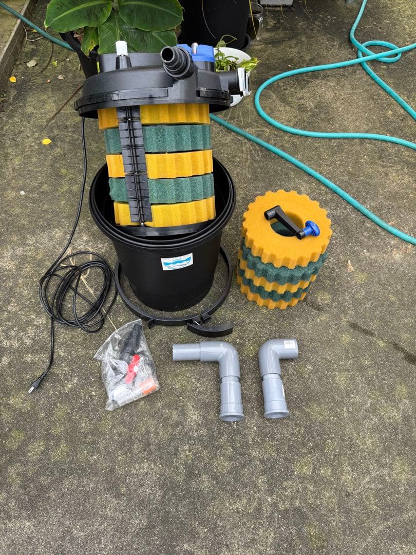 丸筑魚苑こいこいアクア 水槽 池 フィルター 錦鯉濾過槽 お客様池紹介