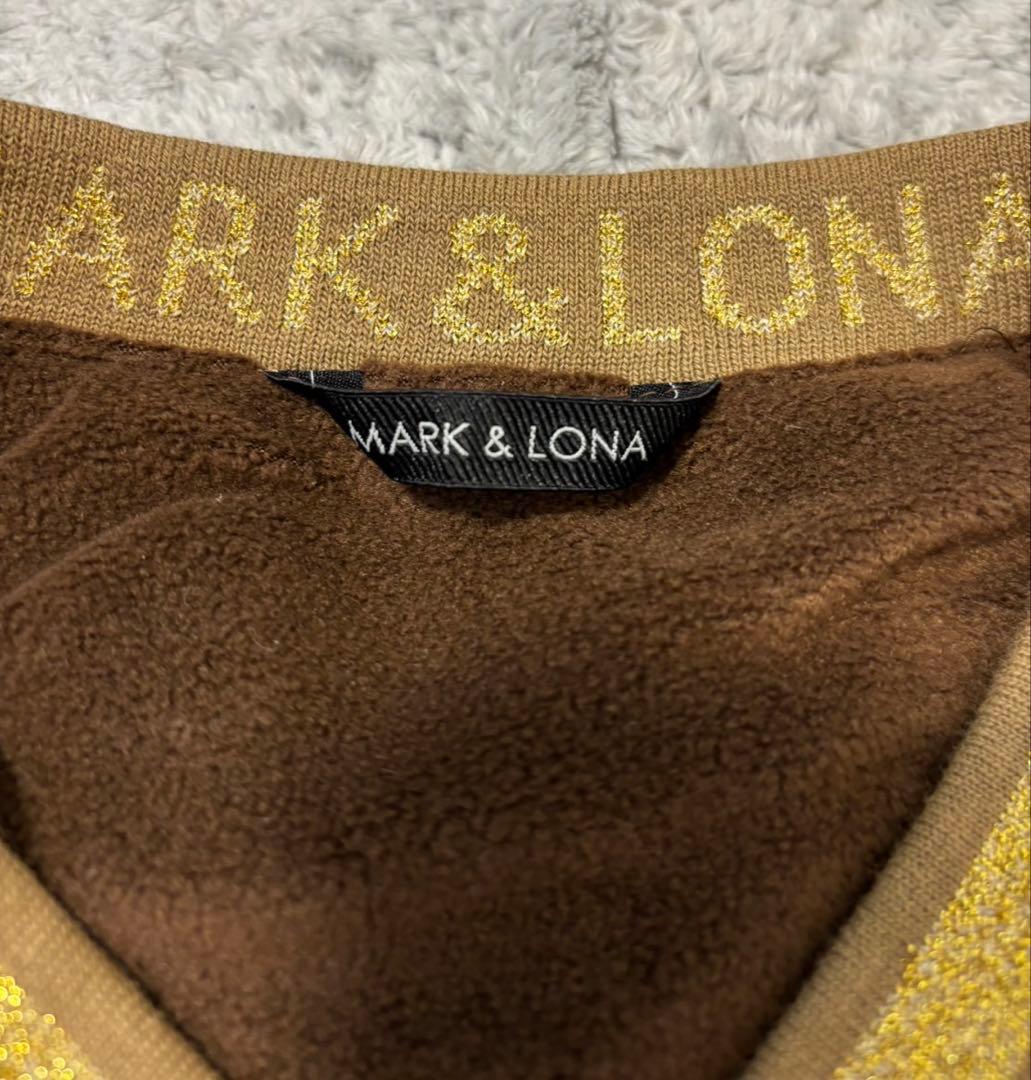 MARK&LONA マークアンドロナ 裏フリースブルゾン レディースM ベージュ