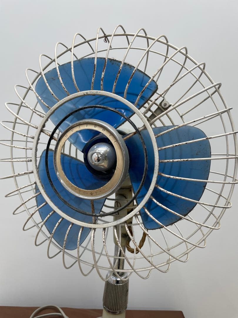 動確済品 昭和レトロNational 家庭用扇風機