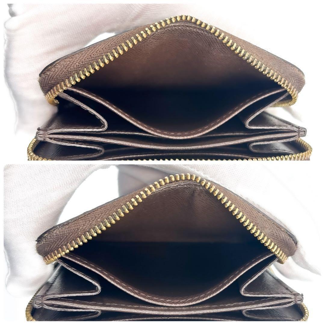 美品♪ルイヴィトン ダミエ エベヌ ジッピーパース ケース 小銭入れ
