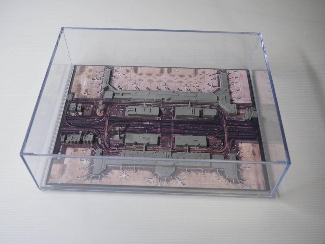 羽田空港第1 第2ターミナル 3D都市データを活用した都市模型 (透明