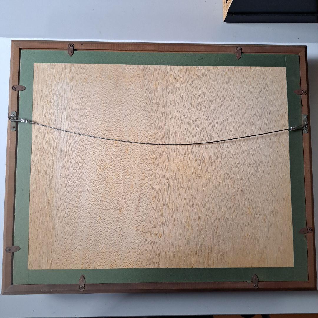 川島孝之 『浅間』F4油絵