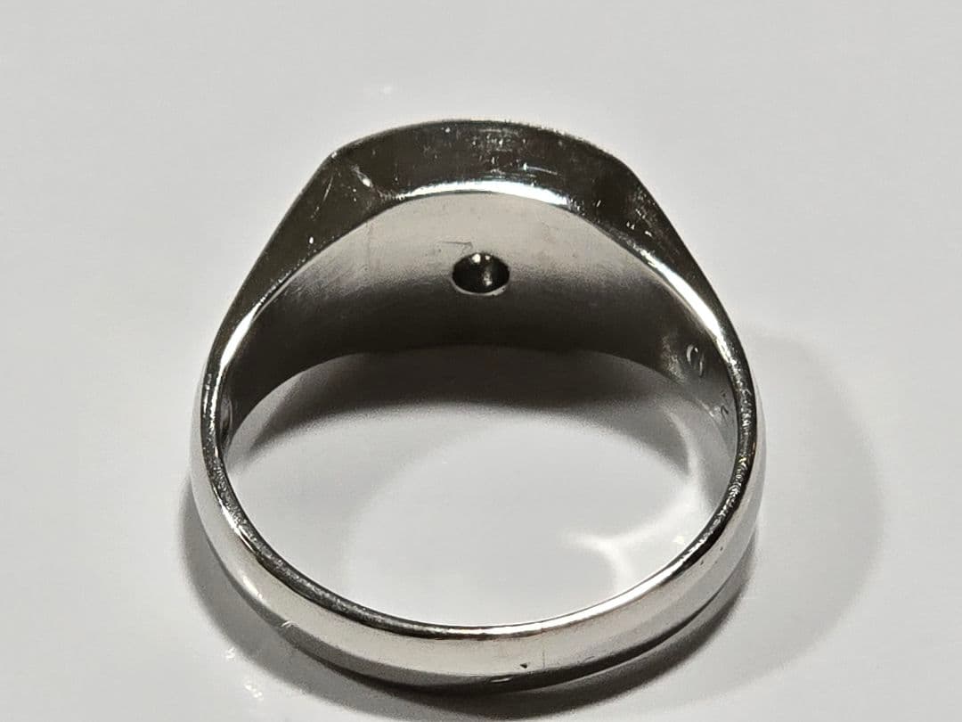 ムンバベダイヤ0.20ct プラチナPm900 印台 11.2g