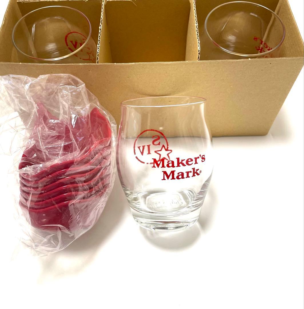 非売品 未使用 メーカーズマーク タンブラー ロックグラス コースター WAX