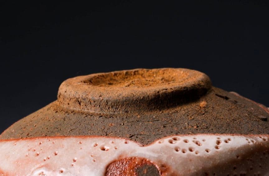 最上位作 桃山陶】三浦繁久 志野茶碗 共箱 栞 茶道具 荒川豊蔵 加藤唐