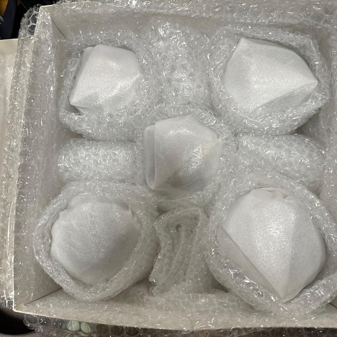 5個セット□黒木国昭□霧島連山・新燃岳火山灰使用グラス□ガラス工芸